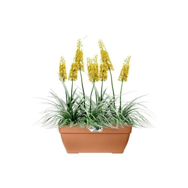 Elho Bac a fleurs Terrasse Vibia Campana - L 77 x W 35 x H 33 cm - Extérieur - 100% recyclé - Marron Elho Bac a fleurs Terrasse Vibia Campana - L 77 x W 35 x H 33 cm - Extérieur - 100% recyclé - Marron