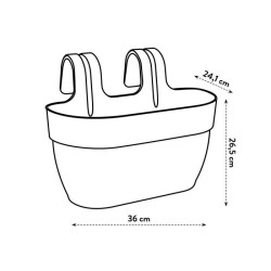 ELHO Balconniere Vibia Campana Easy Hanger Medium - L 24.1 x W 36 x H