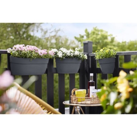 ELHO Balconniere Vibia Campana Easy Hanger Large - 7,5 L - 46 x 24 x 26,5 cm - Anthracite