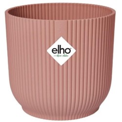 ELHO Pot de fleurs Rond VIBES - Ø29,5 x H27,2 cm - Plastique - Bleu F