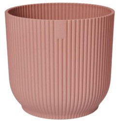 ELHO Pot de fleurs Rond VIBES - Ø29,5 x H27,2 cm - Plastique - Bleu F