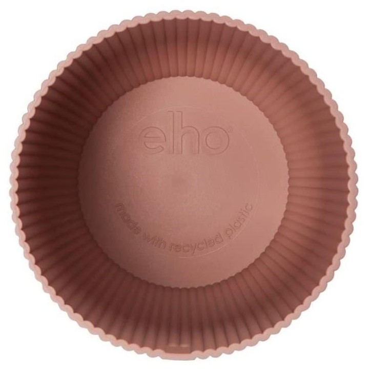 ELHO Pot de fleurs Rond VIBES - Ø29,5 x H27,2 cm - Plastique - Bleu Foncé ELHO Pot de fleurs Rond VIBES - Ø29,5 x H27,2 cm - Plastique - Bleu Foncé