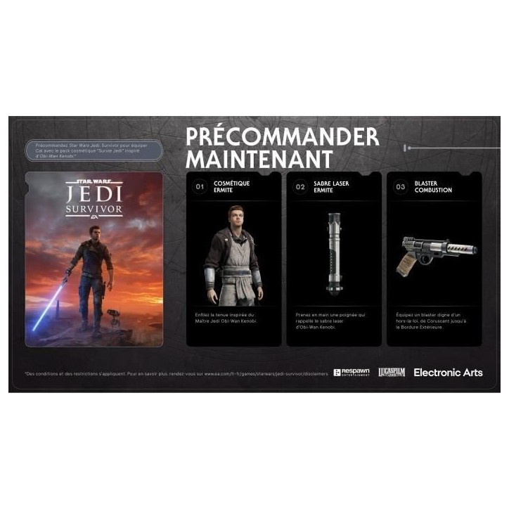 Star Wars Jedi Survivor - Jeu PS4 Star Wars Jedi Survivor - Jeu PS4
