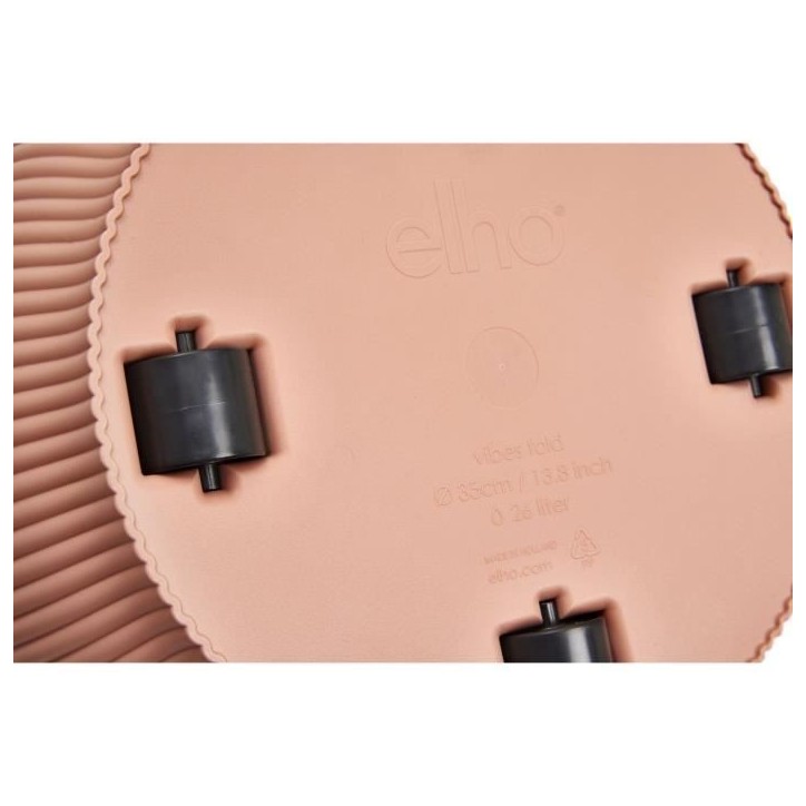 ELHO Pot de fleurs rond avec roues Vibes Fold - Ø 35 x H 32 cm - Intérieur - 100% recyclé - Rose ELHO Pot de fleurs rond avec roues Vibes Fold - Ø 35 x H 32 cm - Intérieur - 100% recyclé - Rose
