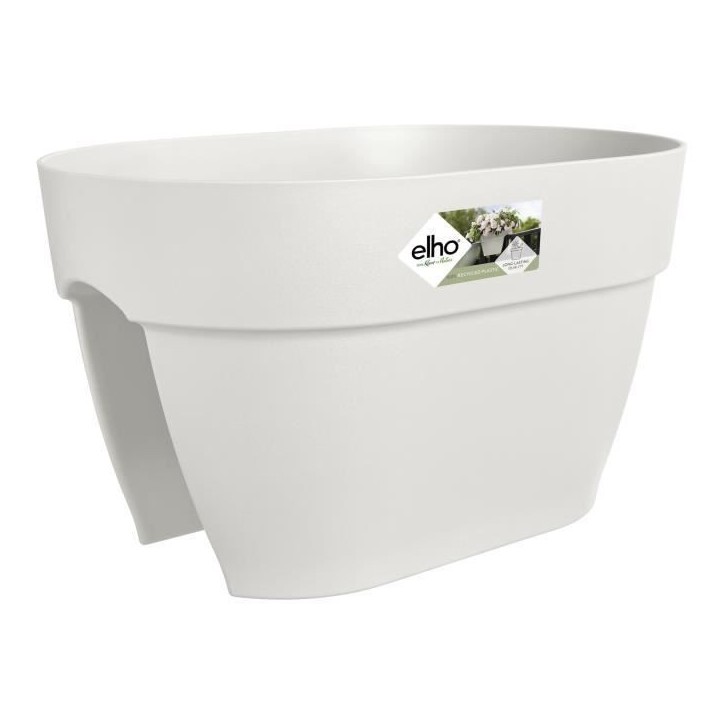 ELHO Balconniere Vibia Campana Flower Bridge 40 - 26x39x22cm - Balcon extérieur - Blanc soie ELHO Balconniere Vibia Campana Flower Bridge 40 - 26x39x22cm - Balcon extérieur - Blanc soie