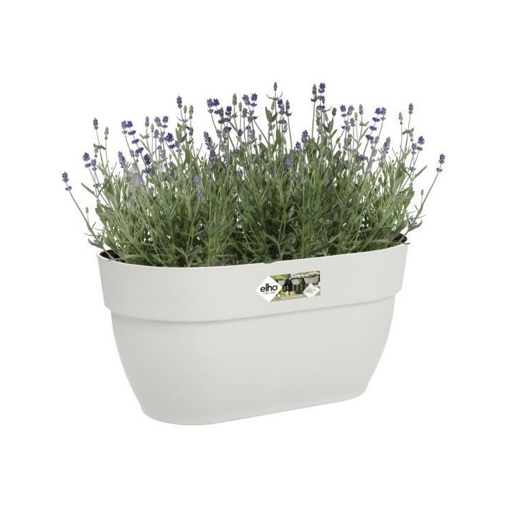 ELHO Balconniere Vibia Campana Easy Hanger Medium - Blanc Soie - Balcon extérieur - L 24.1 x W 36 x H 26.5 cm ELHO Balconniere Vibia Campana Easy Hanger Medium - Blanc Soie - Balcon extérieur - L 24.1 x W 36 x H 26.5 cm
