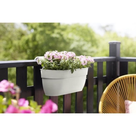 ELHO Balconniere Vibia Campana Easy Hanger Large - 7,5 L - 46 x 24 x 26,5 cm - Blanc Soie