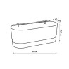 ELHO Balconniere GREENVILLE EASY BALCONY - L 21.2 x W 52 x H 19.4 cm -