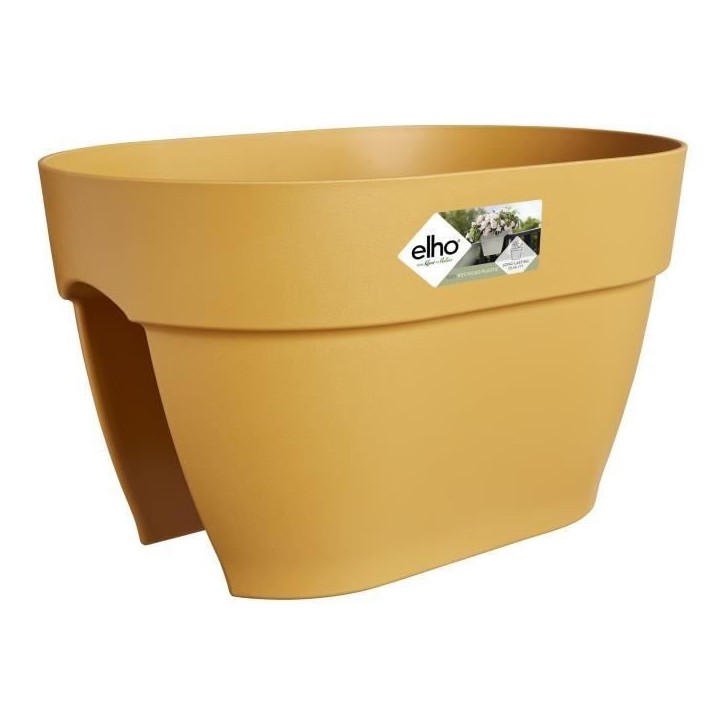ELHO Balconniere Vibia Campana Flower Bridge 40 - 26x39x22cm - Balcon extérieur - Jaune Miel ELHO Balconniere Vibia Campana Flower Bridge 40 - 26x39x22cm - Balcon extérieur - Jaune Miel
