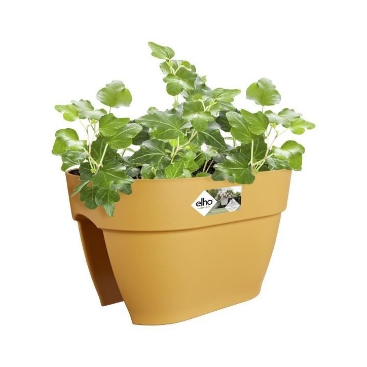 ELHO Balconniere Vibia Campana Flower Bridge 40 - 26x39x22cm - Balcon extérieur - Jaune Miel ELHO Balconniere Vibia Campana Flower Bridge 40 - 26x39x22cm - Balcon extérieur - Jaune Miel