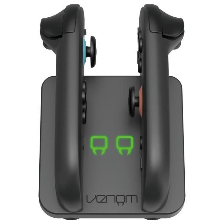 Station de charge double - VENOM - Pour Joy-Con Nintendo Switch 2 - Noir Station de charge double - VENOM - Pour Joy-Con Nintendo Switch 2 - Noir