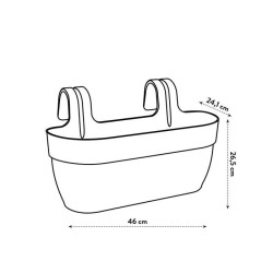 ELHO Balconniere Vibia Campana Easy Hanger Large - 7,5 L - 46 x 24 x 2