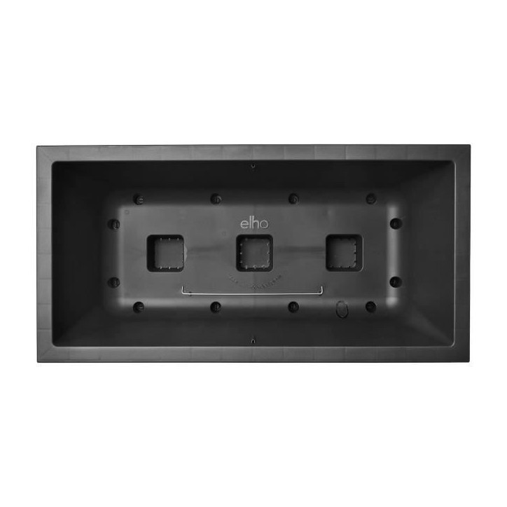 ELHO Bac a fleurs Vivo Next Long 80 - L 78 x W 39 x H 38 cm - Intérieur,Extérieur - 100% recyclé - Noir ELHO Bac a fleurs Vivo Next Long 80 - L 78 x W 39 x H 38 cm - Intérieur,Extérieur - 100% recyclé - Noir