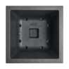 ELHO Bac a fleurs Vivo Next Square 30 - Ø 30 x H 29 cm - Intérieur,E