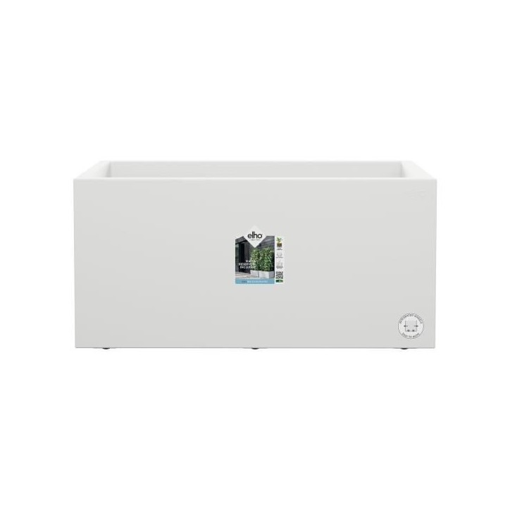 Elho Bac a fleurs Vivo Next Long 60 - L 59 x W 30 x H 29 cm - Intérieur,Extérieur - 100% recyclé - Blanc Elho Bac a fleurs Vivo Next Long 60 - L 59 x W 30 x H 29 cm - Intérieur,Extérieur - 100% recyclé - Blanc