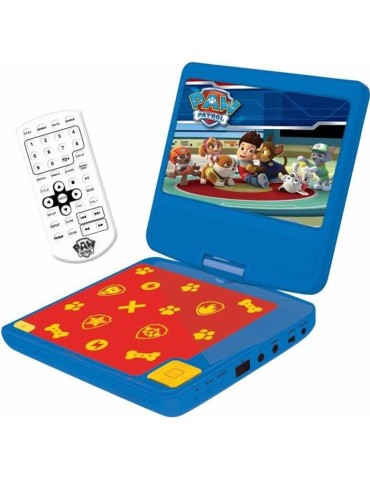 Lecteur DVD portable enfant Pat Patrouille - LEXIBOOK - écran LCD 7” - batterie rechargeable