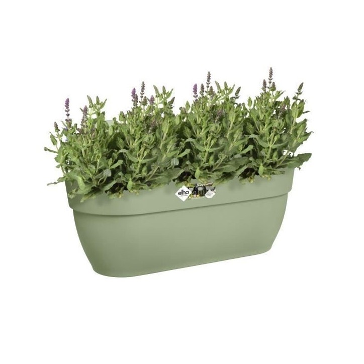 ELHO Balconniere Vibia Campana Easy Hanger L - 24,1 x 46 x H26,5 cm - Vert pistache - Plastique régénéré - Avec réserve d'e ELHO Balconniere Vibia Campana Easy Hanger L - 24,1 x 46 x H26,5 cm - Vert pistache - Plastique régénéré - Avec réserve d'e