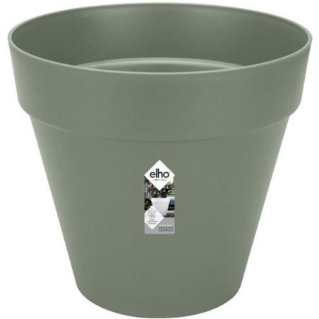 ELHO Pot de fleurs Rond LOFT URBAN - Plastique - Percé - Réservoir -