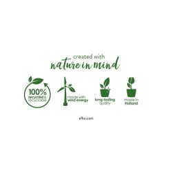 ELHO Pot de fleurs Loft Urban - Plastique - Réservoir - Ø48,5x 44,5c