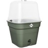 ELHO Pot de culture Carré GREEN BASICS - Plastique - Réservoir - 19,