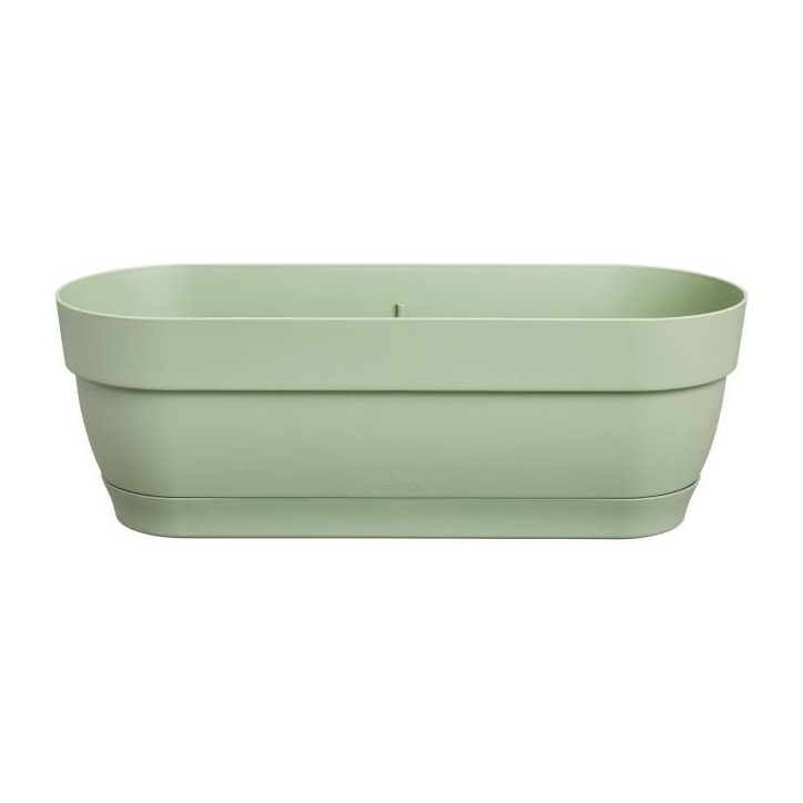 ELHO Balconniere ovale Vibia Campana - Plastique - Réservoir - 50 x 18,2 H 17 cm - Vert