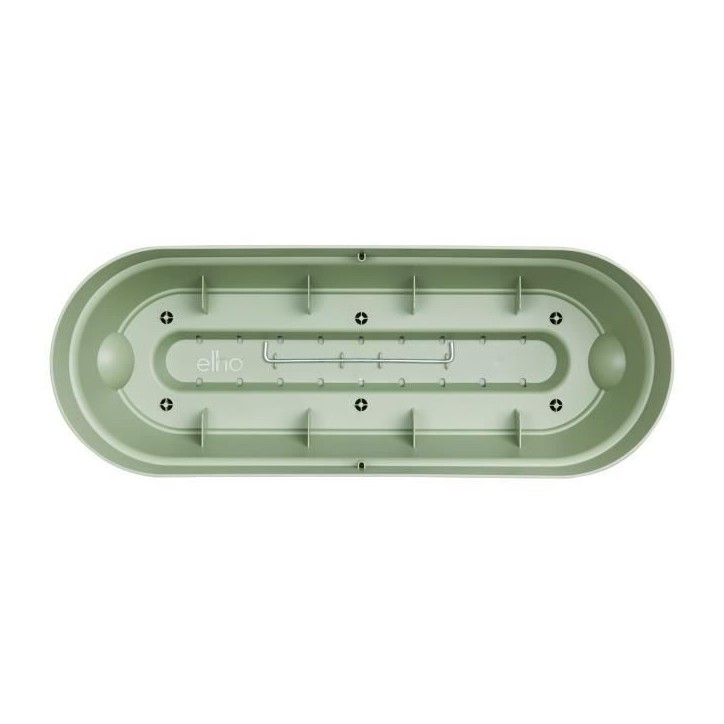 ELHO Balconniere ovale Vibia Campana - Plastique - Réservoir - 50 x 18,2 H 17 cm - Vert