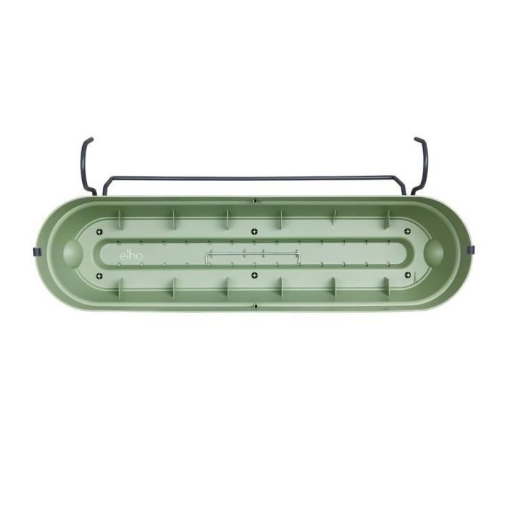 Elho Balconniere Vibia Campana Allin1 70 - L 70 x W 26 x H 17 cm - Balcon - 100% recyclé - Vert