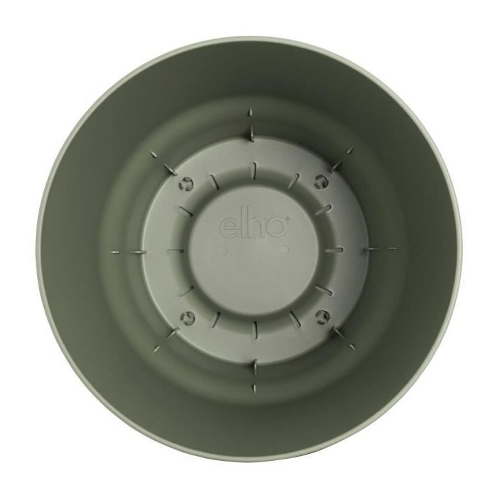 ELHO Pot de fleurs rond Greenville - Ø 55 x H 50 cm - Extérieur - 100% recyclé - Vert ELHO Pot de fleurs rond Greenville - Ø 55 x H 50 cm - Extérieur - 100% recyclé - Vert