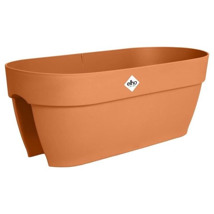 ELHO Balconniere Vibia Campana Flower Bridge 60 - Marron - L 26 x W 59 x H 22 cm - Balcon/Extérieur - 100% recyclé ELHO Balconniere Vibia Campana Flower Bridge 60 - Marron - L 26 x W 59 x H 22 cm - Balcon/Extérieur - 100% recyclé