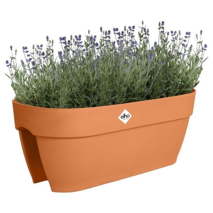 ELHO Balconniere Vibia Campana Flower Bridge 60 - Marron - L 26 x W 59 x H 22 cm - Balcon/Extérieur - 100% recyclé ELHO Balconniere Vibia Campana Flower Bridge 60 - Marron - L 26 x W 59 x H 22 cm - Balcon/Extérieur - 100% recyclé