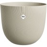 ELHO Pot de fleurs Sereh Rond 30 - Beige - Ø 29.5 x H 25 cm - 100% re