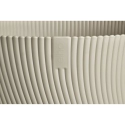ELHO Pot de fleurs Sereh Rond 30 - Beige - Ø 29.5 x H 25 cm - 100% re