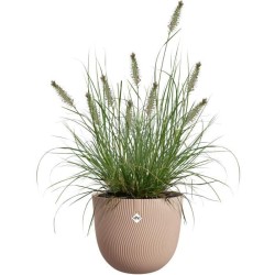 ELHO Pot de fleurs Sereh Rond 30 - Marron - Ø 29.5 x H 25 cm - 100% r