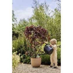 ELHO Pot de fleurs Sereh Rond 30 - Marron - Ø 29.5 x H 25 cm - 100% r