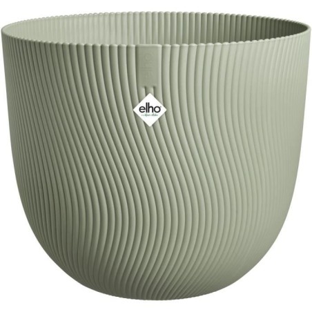 ELHO Pot de fleurs Sereh Rond 40 - Vert - Ø 39 x H 33 cm - 100% recyc