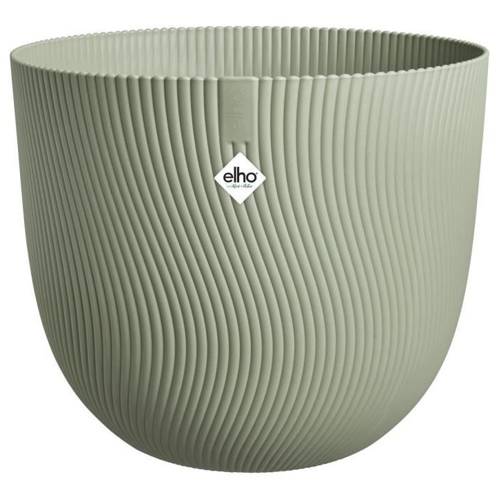 ELHO Pot de fleurs Sereh Rond 40 - Vert - Ø 39 x H 33 cm - 100% recyclé ELHO Pot de fleurs Sereh Rond 40 - Vert - Ø 39 x H 33 cm - 100% recyclé