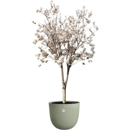 ELHO Pot de fleurs Sereh Rond 47 - Vert - Ø 47 x H 40 cm - 100% recyclé