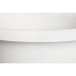 ELHO Pot de fleurs Amiga Rond 25 - Blanc - Ø 24.5 x H 18 cm - Extéri