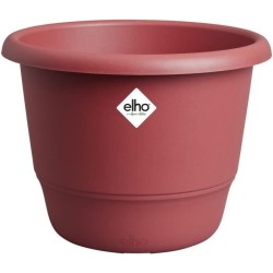 ELHO Pot de fleurs Amiga Rond 25 - Rouge - Ø 24.5 x H 18 cm - Extéri