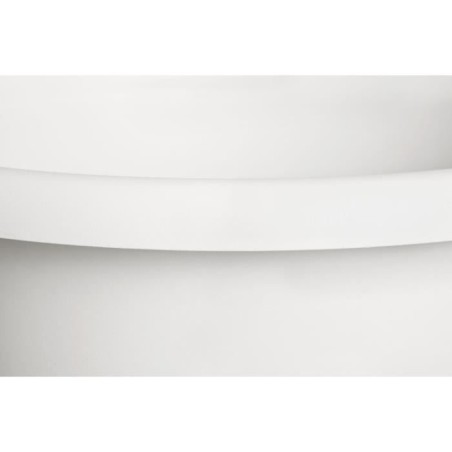 ELHO Pot de fleurs Amiga Rond 30 - Blanc - Ø 29.5 x H 22 cm - Extérieur - 100% recyclé