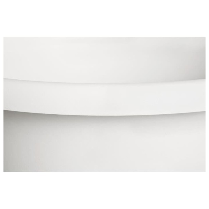 ELHO Pot de fleurs Amiga Rond 30 - Blanc - Ø 29.5 x H 22 cm - Extérieur - 100% recyclé