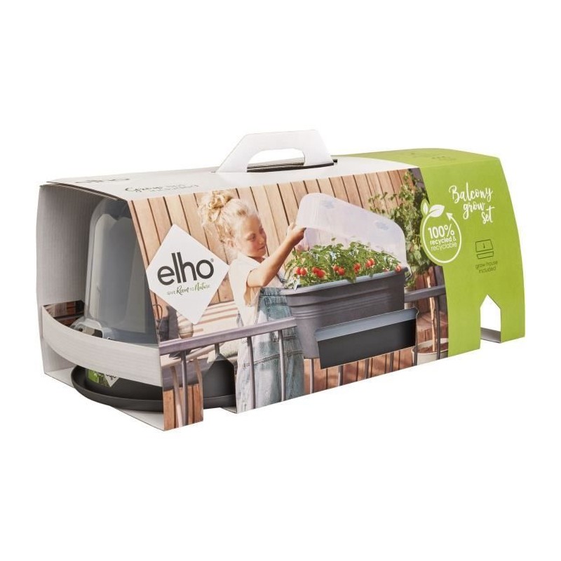 ELHO Balconniere GB Set De Cult - L 55 x B 28.5 x H 25 cm - Living Noi ELHO Balconniere GB Set De Cult - L 55 x B 28.5 x H 25 cm - Living Noi