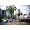 ELHO Pot de fleur Loft Urban Rond - Violet - Ø 28.5 x H 26 cm - Exté
