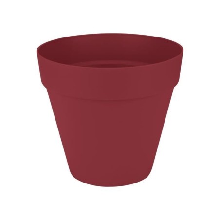 ELHO Pot de fleur Loft Urban Rond - Rouge - Ø 28.5 x H 26 cm - Extér