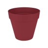 ELHO Pot de fleur Loft Urban Rond - Rouge - Ø 28.5 x H 26 cm - Extér