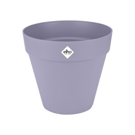 ELHO Pot de fleur Loft Urban Rond avec roues - Violet - Ø 38.5 x H 35 cm - Extérieur - 100% recyclé
