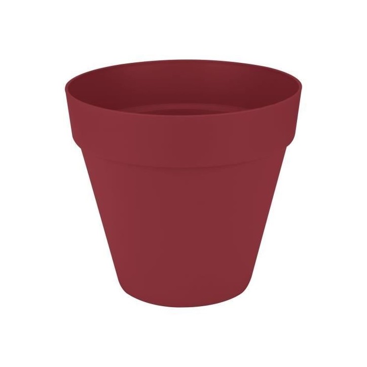 ELHO Pot de fleur Loft Urban Rond avec roues - Rouge - Ø 38.5 x H 35 cm - Extérieur - 100% recyclé ELHO Pot de fleur Loft Urban Rond avec roues - Rouge - Ø 38.5 x H 35 cm - Extérieur - 100% recyclé