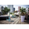 ELHO Pot de fleur Loft Urban Rond - Haut 35 - Violet - Ø 33,5 x H 45