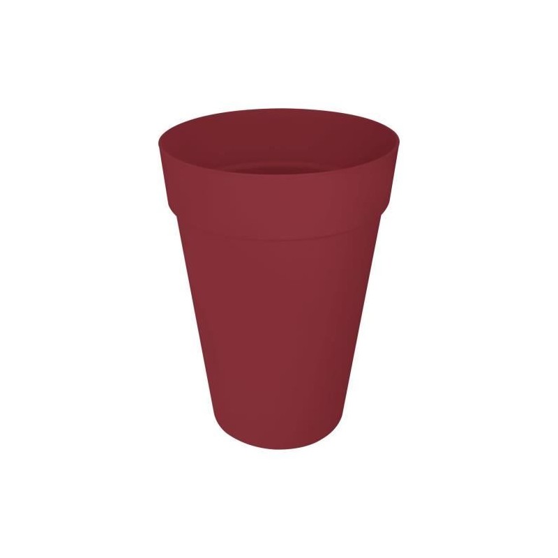ELHO Pot de fleur Loft Urban Rond - Haut 35 - Rouge - Ø 33.5 x H 45 c ELHO Pot de fleur Loft Urban Rond - Haut 35 - Rouge - Ø 33.5 x H 45 c