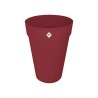 ELHO Pot de fleur Loft Urban Rond - Haut 35 - Rouge - Ø 33.5 x H 45 c